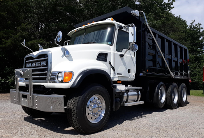 Berger Truck white truck Mack